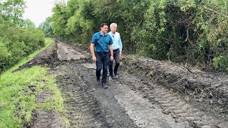 Création d’une voirie provisoire pour désenclaver la rue du Canal [upl. by Carolann]