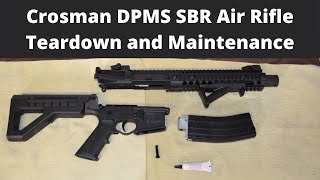 Crosman DPMS SBR Air Rifle Teardown and Maintenance [upl. by Annawit245]