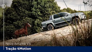 Nova Amarok V6  Tração4Motion  VWBrasil [upl. by Noseimaj]