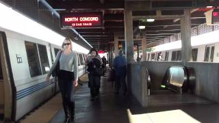 North Concord Train Arriving at Concord BART HD [upl. by Jeramie]