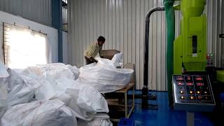 Recycling Of PP FIBC Bag or Jumbo Bag in Single Stage Extrusion without Agglomaration  India [upl. by Betthel]