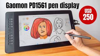 Gaomon PD1561 pen display review [upl. by Congdon]