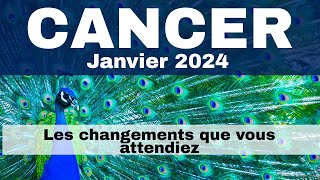 ♋ CANCER ♠️♥️Janvier 2024  quot Les changements que vous attendiez pour ce mois  quot [upl. by Arjun]