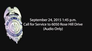 911 Audio for FCPD Case 20152670106 [upl. by Arriek214]