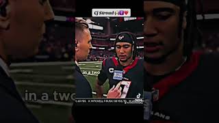 Cj stroud post game interview 🙌🏾✝️❤️ christian jesus preachthegospel cjstroud nfl texans [upl. by Aneehsat]