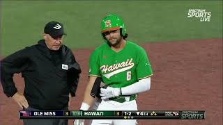 Ole Miss Baseball at Hawaii Game 1 Highlights [upl. by Aleacim]