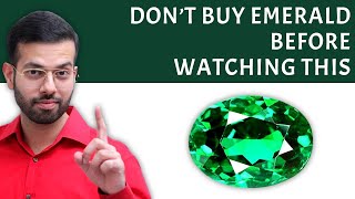 Do not Buy EMERALD STONE before watching this video  Emerald Stone  Panna stone  GemRishi [upl. by Cheryl]