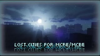 Zombie Apocalypse Map Lost Cities for MCPEMCBE 120  ported [upl. by Fidelas]