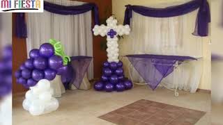 Decoración con Globos para Primera Comunión [upl. by Nary194]