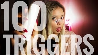 100 ТРИГГЕРОВ ЗА 8 МИНУТ АСМРASMR 100 TRIGGERS IN 8 MINUTES [upl. by Eelreveb]