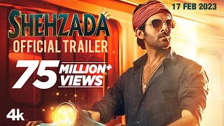 Shehzada Official Trailer  Kartik Aaryan Kriti Sanon  Rohit Dhawan  Bhushan Kumar [upl. by Arammat]