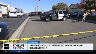 Suspect dead deputy injured after shooting in Gardnerville [upl. by Eusebio]