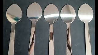 Stainless Steel Serving Spoon Mirror Finish Polishing Machine  VN MACHINES PVT LTD [upl. by Lathrop616]