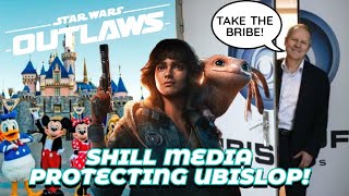 Ubisoft Bribes Youtubers and the Shills Gladly Protect Star Wars Outlaws [upl. by Valoniah398]