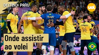 BRASIL X EUA NO VÔLEI MASCULINO ONDE ASSISTIR À TRANSMISSÃO AO VIVO DO DUELO DAS QUARTAS DE FINAL [upl. by Chatterjee]