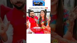 Virushka wedding in 16sec🤩♥️viratkohli anushkasharma wedding trending shorts [upl. by Willie658]