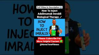 How To Inject Adalimumab Imraldi Biological Therapy 💉 shorts arthritis psoriaticarthritis [upl. by Davidoff]