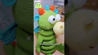 Apilable de dinosaurio tejido a crochet un regalo perfecto ❤️ [upl. by Zeena]