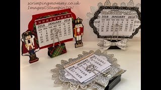 Craft fair idea easy desk calendar [upl. by Aihcsrop]