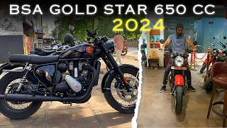 Bsa Gold Star 650cc  2024 Review  Bsa Indian Price  😳  Best Riding Bike  Real Spare [upl. by Vyner]