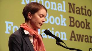 Emily St John Mandel reads from Station Eleven at 2014 NBA Finalists Reading [upl. by Charmion124]