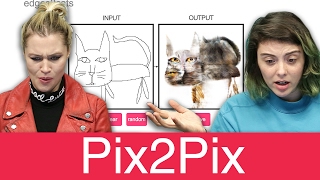 Pix2Pix Tranforms Doodles into Actual Monsters  SourceFedPLAYS [upl. by Itsyrc]