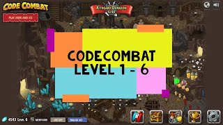 CodeCombat Dungeons of Kithgard Enemy Mine True Names  Codecombat Level 1 to Level 6 Python [upl. by Mann]