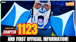 ONE PIECE 1123  SECOND SPOILER HINT  AND OFFICIAL INFORMATION [upl. by Tada]