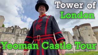 Yeoman Beefeater Tour  Tower of London Tour  Entertaining London Tower History Crown Jewels [upl. by Ettenyl461]