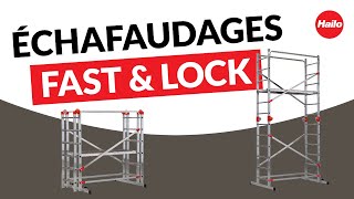 Découvrez les échafaudages roulants Fast amp Lock par Hailo [upl. by Nwahsem]