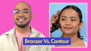 How To Contour Your Face  Apply Bronzer According To A Makeup Artist  Cosmo Beauty Class [upl. by Eninaj938]