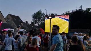 Cole Palmers Equaliser  England vs Spain  Crowd Reaction  Euros Final 2024  Beekeepers Witney [upl. by Ibib]