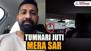 Nahi Toh Tumhari Juti Mera Sar Rajat Dalal Claims Viral Video of SUV Knocking Down Biker Old [upl. by Airamanna]