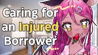 Caring for an Injured Borrower F4A Giantess ASMR Roleplay [upl. by Attenyt]