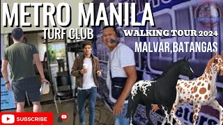 HD METRO MANILA TURF RACETRACK  WALKING TOUR IN MALVAR BATANGAS CITY [upl. by Leaffar]