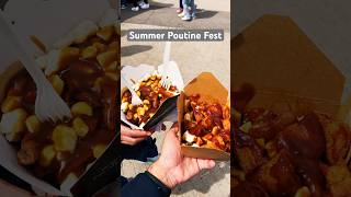 Poutine Fest Ottawa 2024 🍟🧀 food ottawa poutine yummy [upl. by Olva]