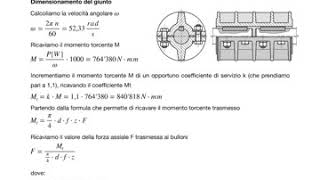 Meccanica  Dimensionamento di un giunto rigido a gusci [upl. by Kalagher464]