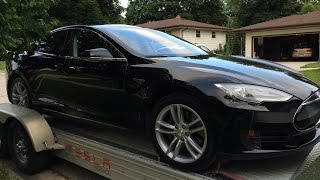 Tesla Motors Model S BATTERY FAILURE TESLARATIcom [upl. by Htaeh]