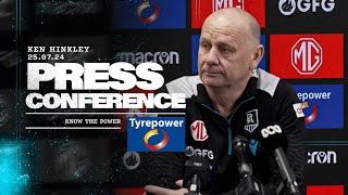 Ken Hinkley press conference  25 July [upl. by Aniras]