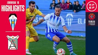 Resumen PrimeraFederación  CD Alcoyano 02 Atlético Sanluqueño  Jornada 16  Temporada 20242025 [upl. by Accisej]