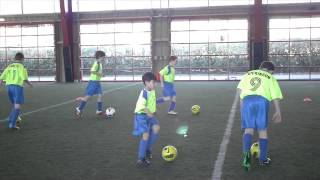 Soccer Drills  Best Indoor Soccer Drill [upl. by Sheelah815]