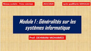 Généralités sur les systèmes informatiques [upl. by Iaras]