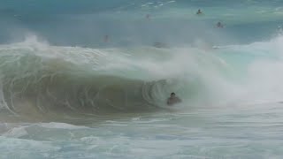 Big Surf Sandy Beach Hawaii 2016 [upl. by Cirdor]