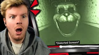 THE MOST INSANE FNAF TAPE IVE EVER SEEN THE HORROR ATTRACTION REACTION [upl. by Ellehcam]