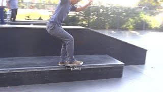 TODAY JOHN LEARNS NOSE SLIDE NOLLIE HEELFLIP OUT [upl. by Thora]