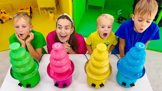 Vlad and Niki Four Colors Playhouse Challenge and more funny stories for kids [upl. by Panayiotis]