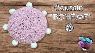 😍 COUSSIN BOHO TUTO CROCHET  EASY CROCHET crochet вязаниекрючком knitting вязание Cojin crochet [upl. by Brader]