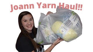 Joann Yarn Haul Bernat Blanket Yarn Haul [upl. by Yehc78]