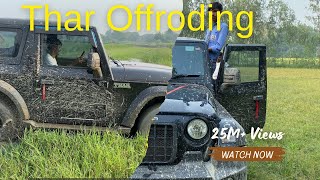 New Mahindra Thar offRoading  HYD Offroad  the villagers yt avanishverma03 [upl. by Goth]