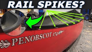 Canoe Repair  Motorized Canoe Build Part 3 [upl. by Kathrine]